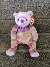 TY Beanie Baby - FEBRUARY the Birthday Bear (7.5 inch) - MWMT's Stuffed Animal