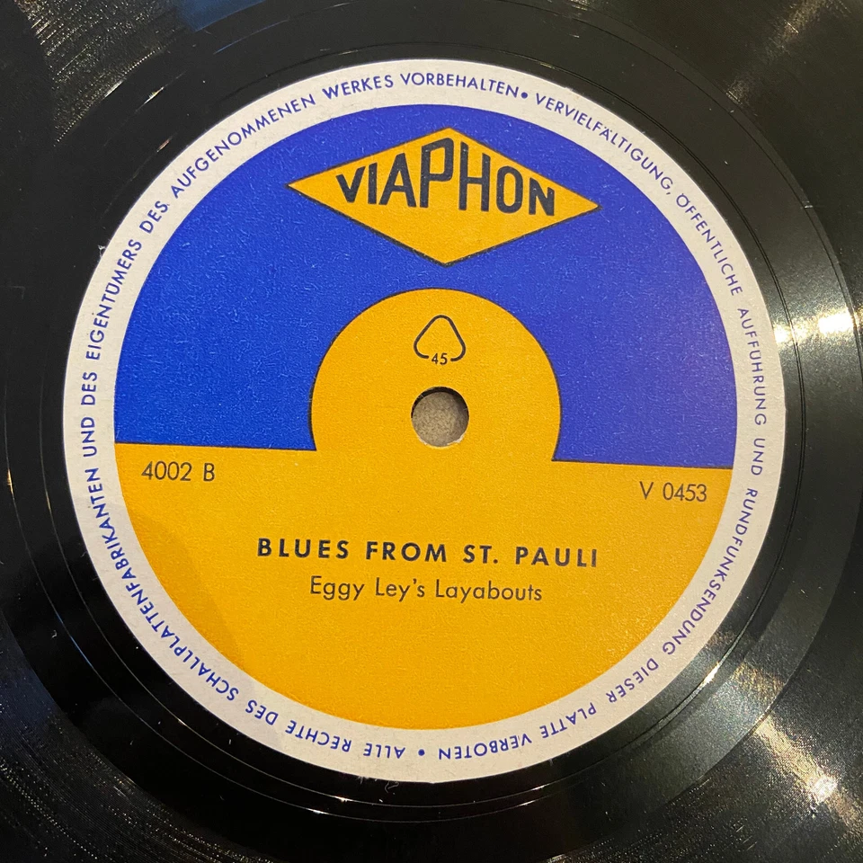 EGGY LEY'S JAZZMEN: Joshua fit../Blues from.. (Flexi-Single Viaphon 4002 /Mono) - Bild 3 von 4