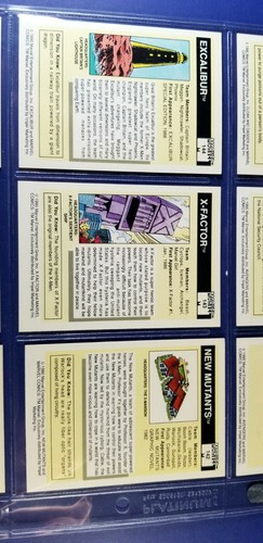 NUEVE EQUIPOS LIMPIOS Marvel Impel 1990 Avengers 136 138 141 142 143 144 148 150 158 - Imagen 8 de 9