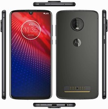 Motorola Moto Z4 XT1980-4 Flash Gray 128GB Verizon Unlocked Smartphone OPEN BOX