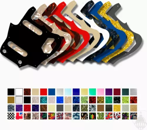 WD Custom Pickguard For Squier By Fender Vintage Modified Jaguar