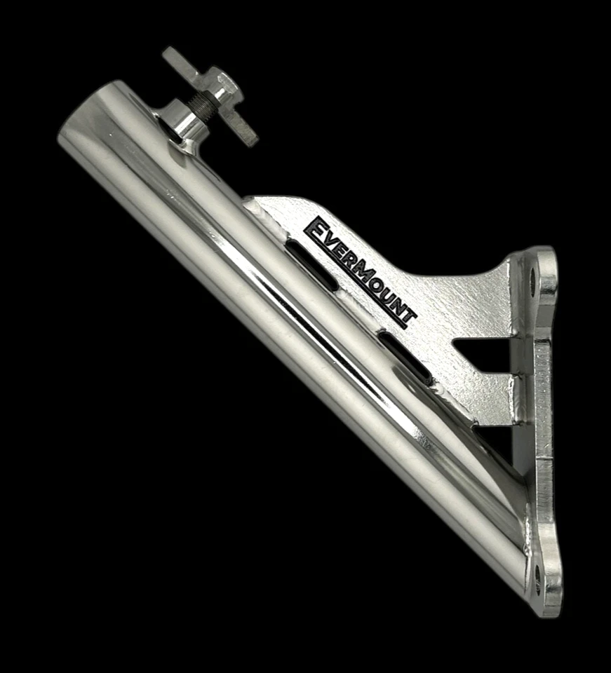 Soporte de poste de bandera de acero inoxidable de alta resistencia EVERMOUNT HECHO EN EE. UU. Modelo # 2 Foto 2 de 4