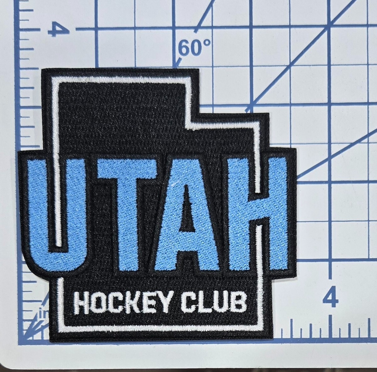Utah Hockey Club State Iron On Embroidered Patch Free