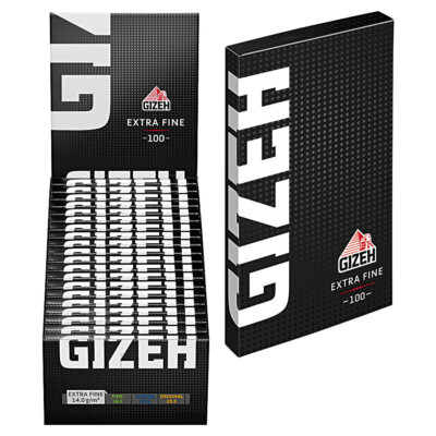 20 x 100 Blatt GIZEH Extra Fine Magnet Papers Zigarettenpapier Blättchen
