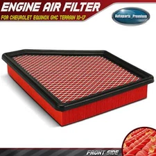 High Performance Engine Air Filter for Chevrolet Equinox GMC Terrain 2010-2017