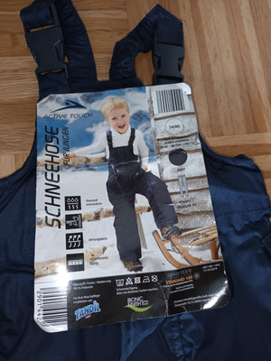 Schnee Ski Hose Active Touch für Jungen Dunkelblau Navy Größe 74/80 NEU OVP
