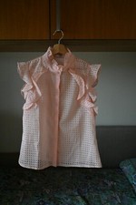 camicia donna a quadretti trasparente