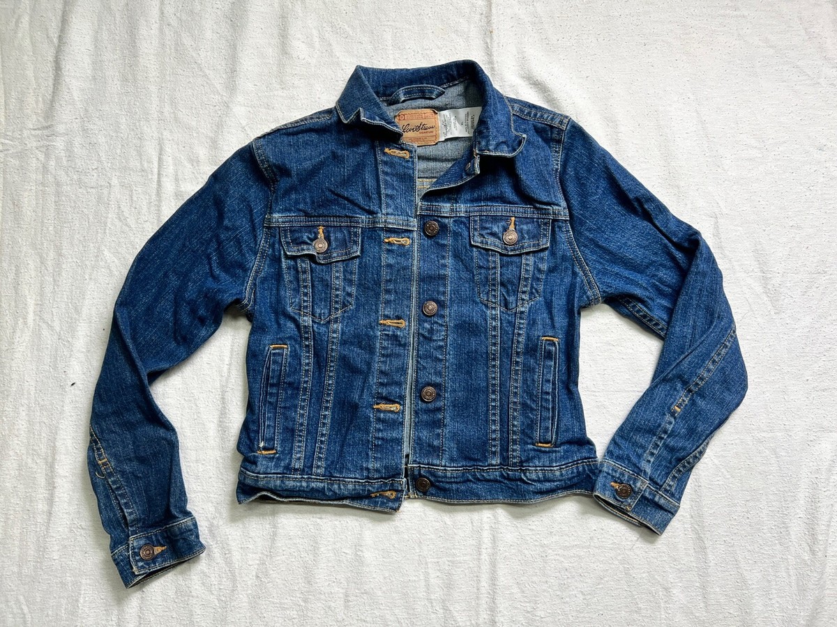 LEVI'S LEVI STRAUSS GIRL'S DENIM JACKET, size XL | eBay