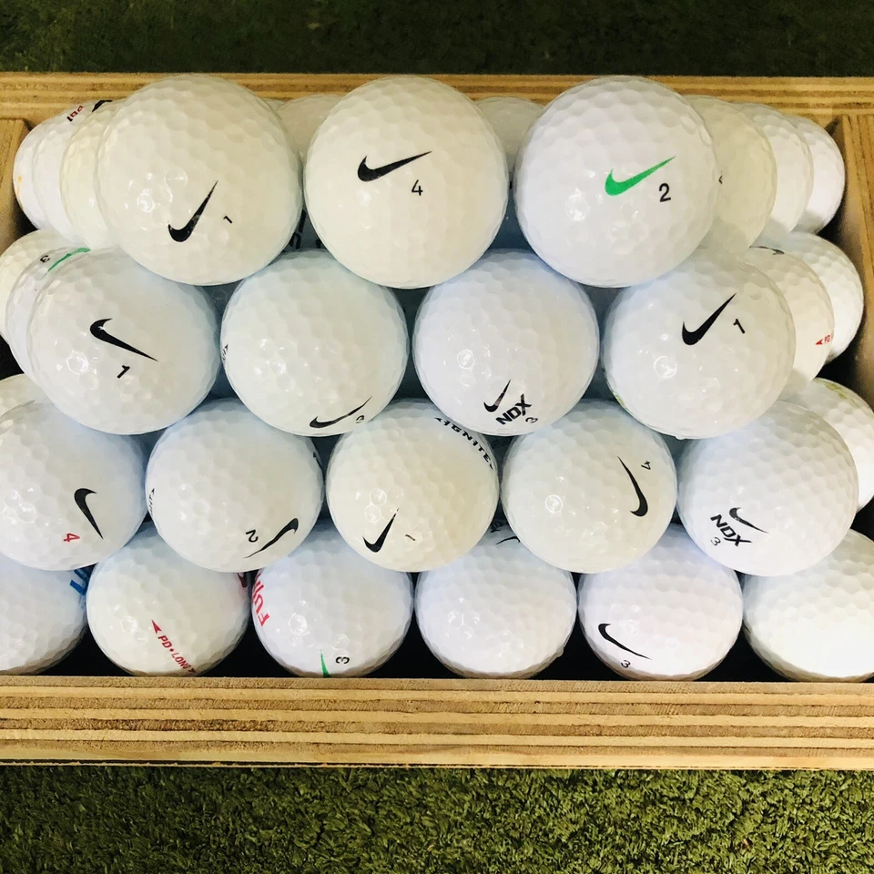 50 б/у мячей для гольфа Nike Mix 5A/4A почти как новые — БЕСПЛАТНАЯ ДОСТАВКА - Изображение 2 из 4