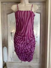 Purple/Lilac Swirl Dress Size 8