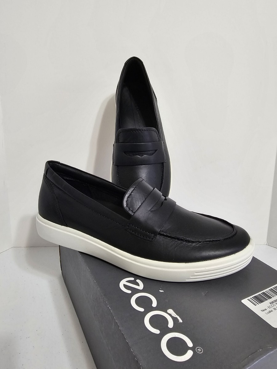 NWT Ecco Danish Design  Man’s Loafers Black Leather Slip On Size 11 -11.5 US s-l400.jpg main image 3