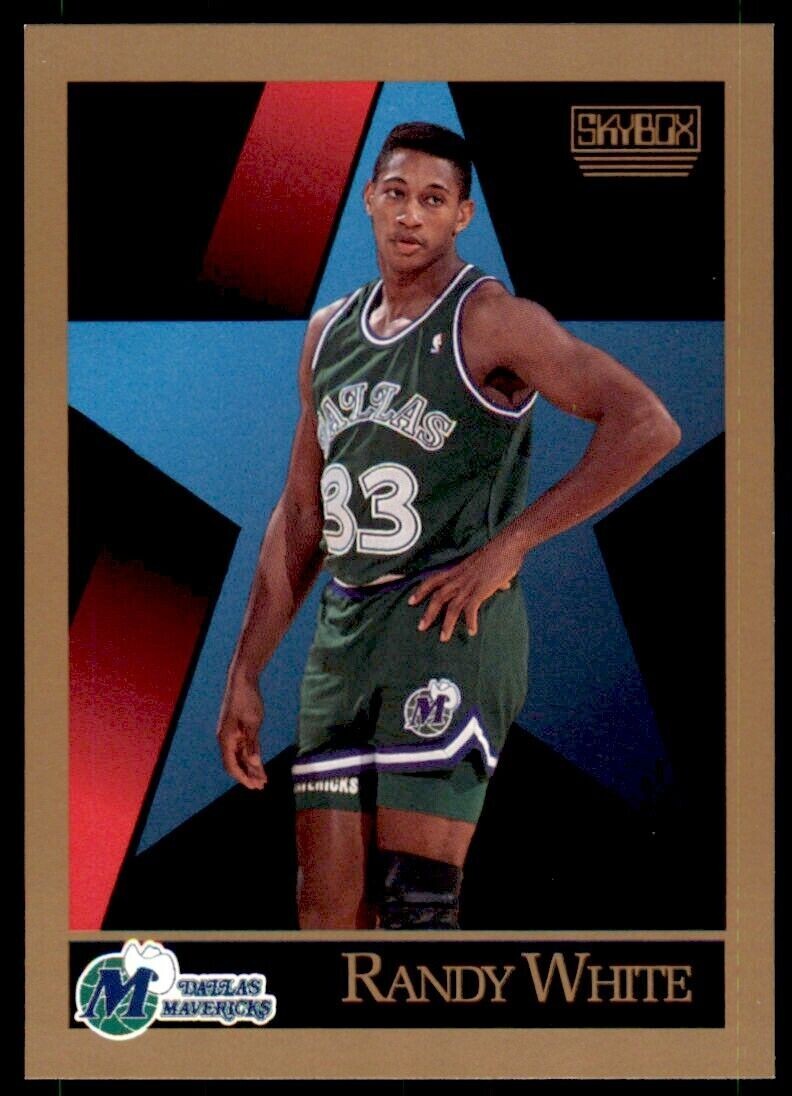 1990 SKYBOX NBA Basketball Rookie #69 - RANDY WHITE, Dallas