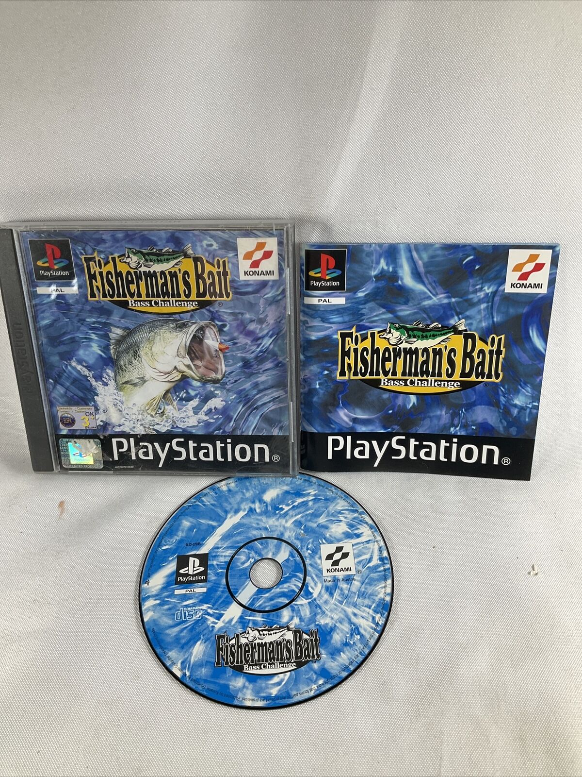 Pêcheur’S Appât Bass Challenge - sony PS1 PLAYSTATION 1 - Pal