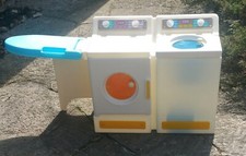 Vintage Little Tikes Tykes Washer Dryer Ironing Board Child Size Play Pretend