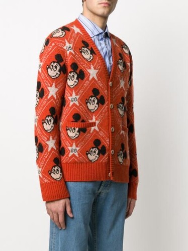 green gucci mickey sweater