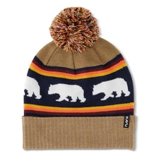Herschel Pom Beanie Knit Ski Cap - Snow Bear