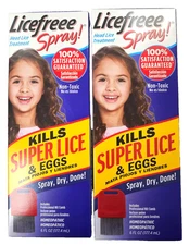 Licefreee Homeopathic Head Lice Treatment w. Nit Comb NON TOXIC ( 2 pack ) /