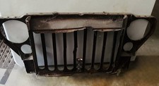 Authentic Wwii-era Military Jeep Front Grille With Original Age Wear Rust Etc