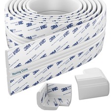 PreFit Broad Fireplace Edge Corner Protector Extra Wide 9ft Edge 2 Corners...