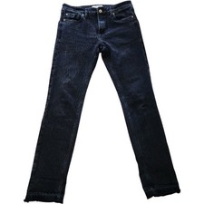 Free People Straight Leg Jeans Women  s Size 27 Dark Wash Denim...