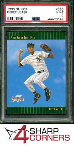 1993 SELECT #360 DEREK JETER RC YANKEES HOF PSA 9