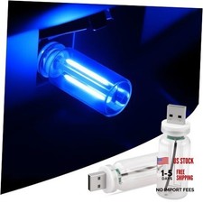 2 PCS Car USB Lights, Plug-in Retro Car Atmosphere Lamp with Touch blue