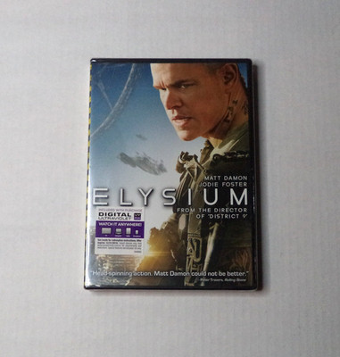 Elysium (2013) DVD *NEW & SEALED* Matt Damon Jodie Foster