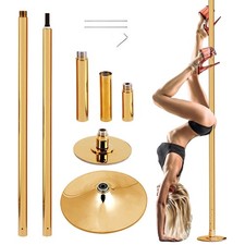 45mm Home Portable Removable Dancing Stripper Pole with Spinning  Static Mode