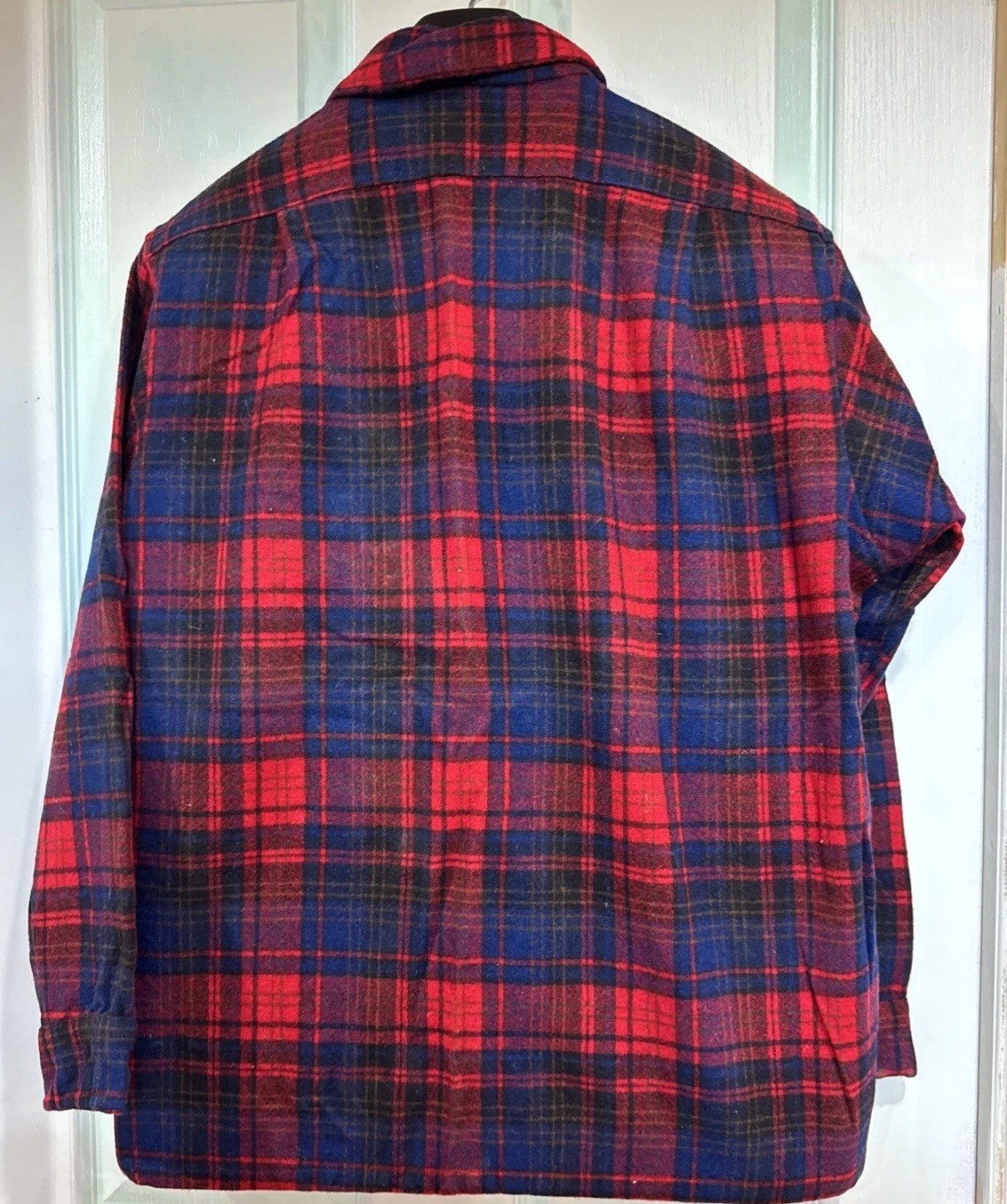 Vintage Pendleton Wool Loop Collar Board Shirt L … - image 3