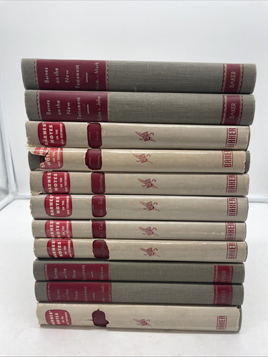 Barnes Notes on the New Testament in 11 Volumes Baker COMPLETE Some w/ DJ 1960’s - Imagen 1 de 23