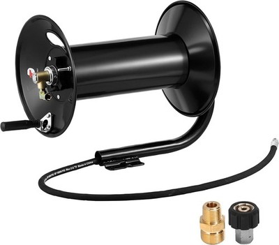 Tool Daily Pressure Washer Hose Reel 300 FT 3/8'' Heavy Duty Hand Crank 4000 PSI