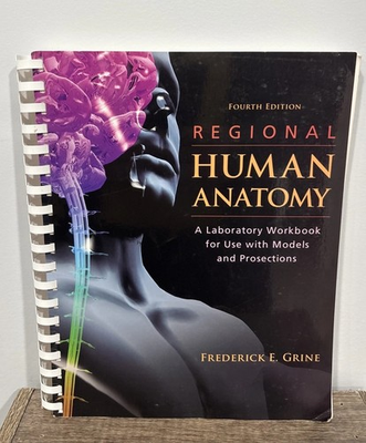 #ad Regional Human Anatomy : A Laboratory Workbook for Use with Models and... $25.00