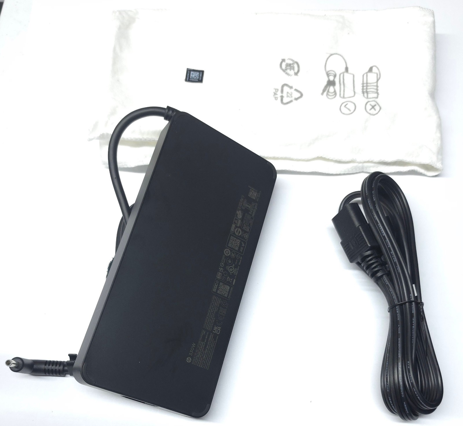 New Genuine 330W AC Charger For HP N74821-013 N80119-001 TPN-DA33 Gray DC Tip