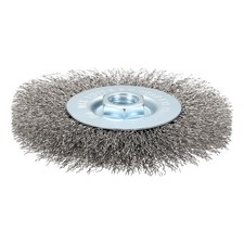 Wire Brush for Angle Grinder (4.5"/114mm)1Pack, Crimping Steel Wire 5/8 Inch-11