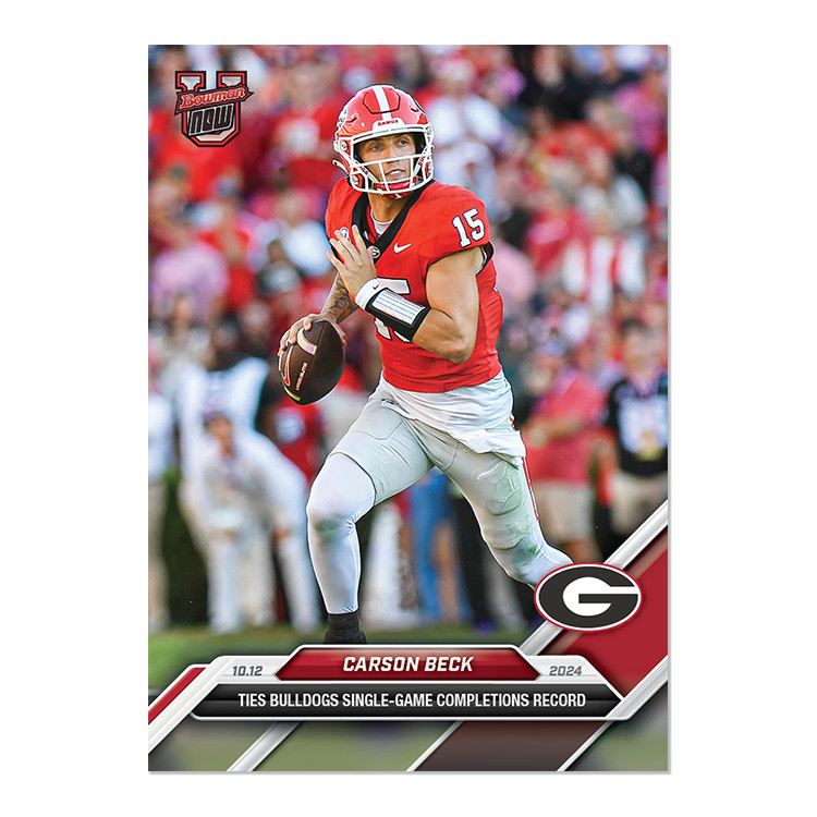 Carson Beck - 2024-25 Bowman U Now Football Card 25 - Print Run: 982