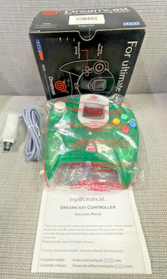 Official Sega Dreamcast Green Controller Brand New OPEN BOX. NEVER USED