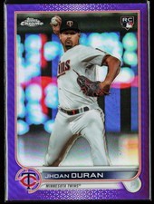 2022 Topps Chrome Update #USC34 Jhoan Duran Purple Refractor (RC)
