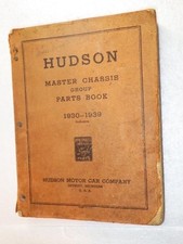 1930 To 1939 Service Manual Hudson Motor Car Chassis Parts Book Auto Automobile 1930 To 1939 Service Manual Hudson Motor Car Chassis Parts Book Auto Automobile