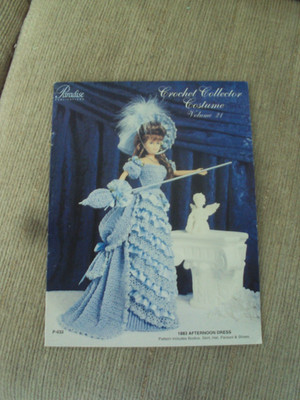 Paradise Crochet Pattern Book 1883 Afternoon Dress   11.5'' Doll vol  21