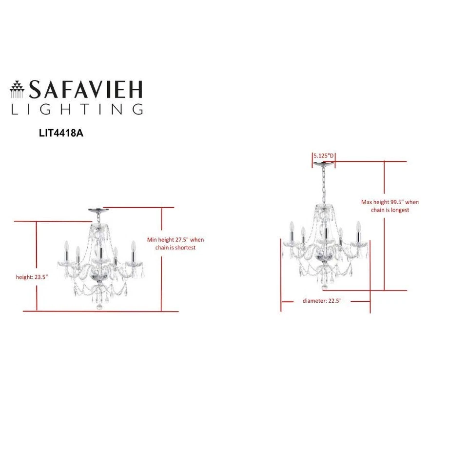 Colección Iluminación Jingle Tradicional Shabby Chic Granja Cromo Cristal 2... Foto 4 de 4