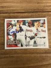 Torey Lovullo Signed Diamondbacks 2010 Topps Team Baseball Card
