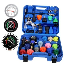 31PCS Coolant Pressure Tester Kit,Radiator Pressure Tester and Vacuum Refill 