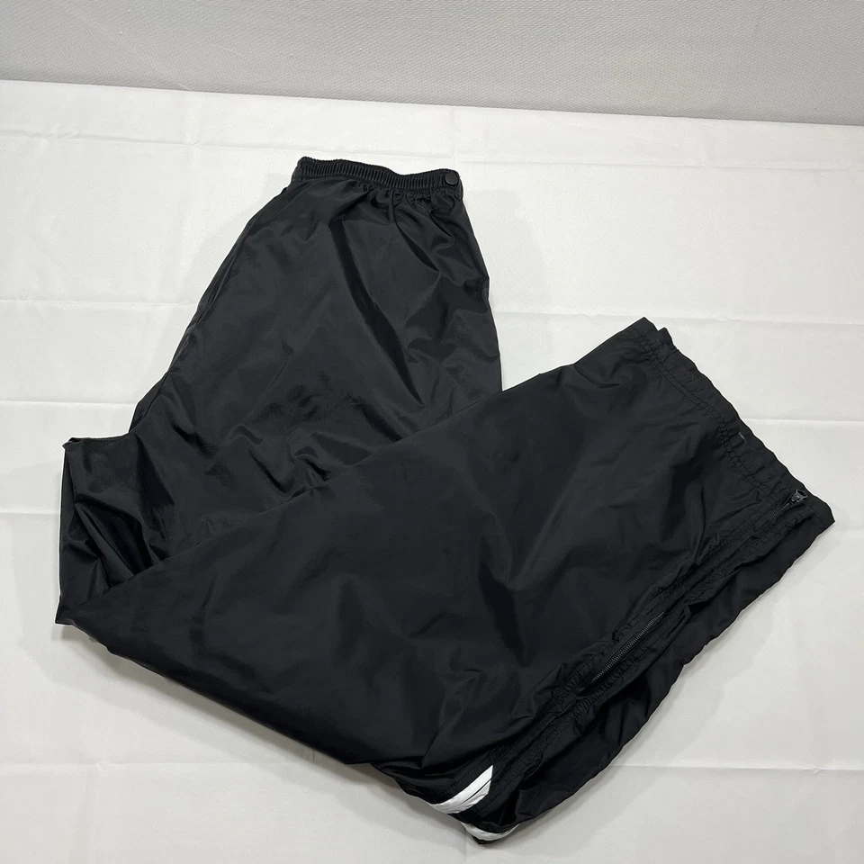 Pantalones de chándal vintage Nike XXL cortavientos holgados cálidos a presión Swoosh leer Foto 2 de 4