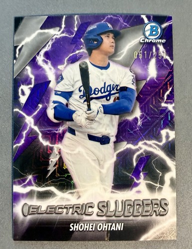 2026 Bowman Chrome Purple Mojo Refractor Electric Sluggers /250 Ohtani Es-18