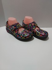 Alegria PG Lite Kaitlyn Black Pinwheel Mary Jane Euro Size 39 US 8 KAI-391