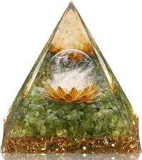 Orgone Pyramid Energy Generator Emf Protection Healing Meditation Orgonite USA