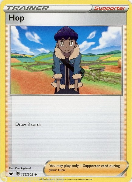 Hop 165/202 Uncommon Mint Pokemon Card