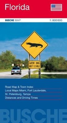 Florida: Road Map  Town Index. Local Maps Miami, F... | Buch | Zustand sehr gut