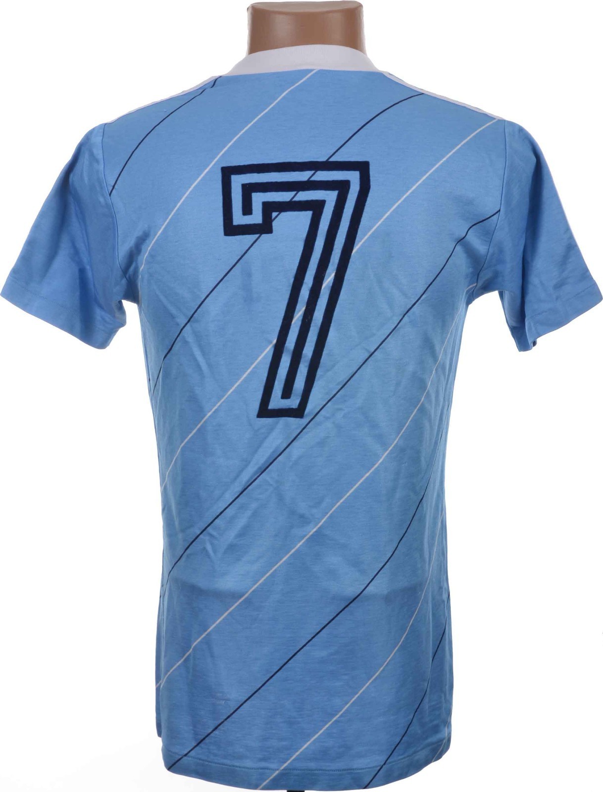 ADIDAS VINTAGE TEMPLATE 1986 1988 BLUE SHIRT SIZE M ADULT WEST GERMANY #7