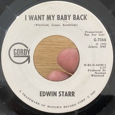 EDWIN STARR I Want My Baby Back 45 GORDY PROMO Northern Soul EX*
